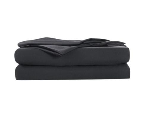 Big Bedding Australia Quilt Cover Organic Bamboo Duvet Cover Set A - Charcoal