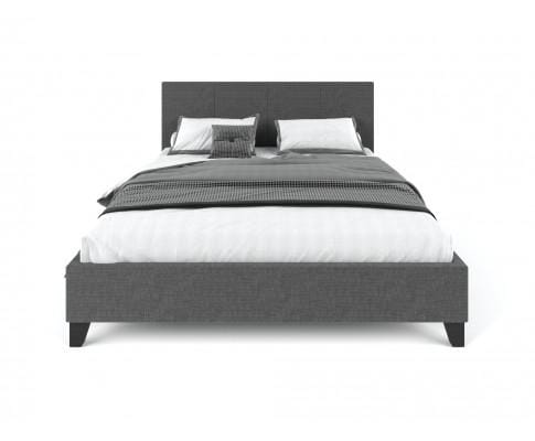 Big Bedding Australia Bedframe Pale Fabric Bed Frame - Charcoal
