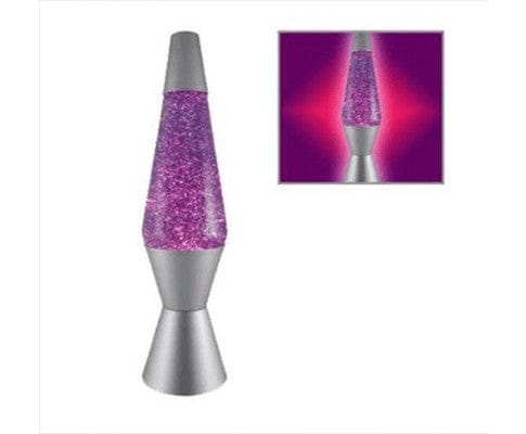 Big Bedding Australia Lamp Silver/Purple Diamond Glitter Lamp
