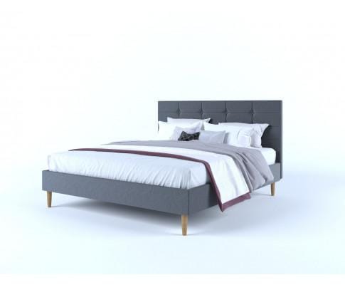 Big Bedding Australia Bedframe Stelz Fabric Frame - Charcoal