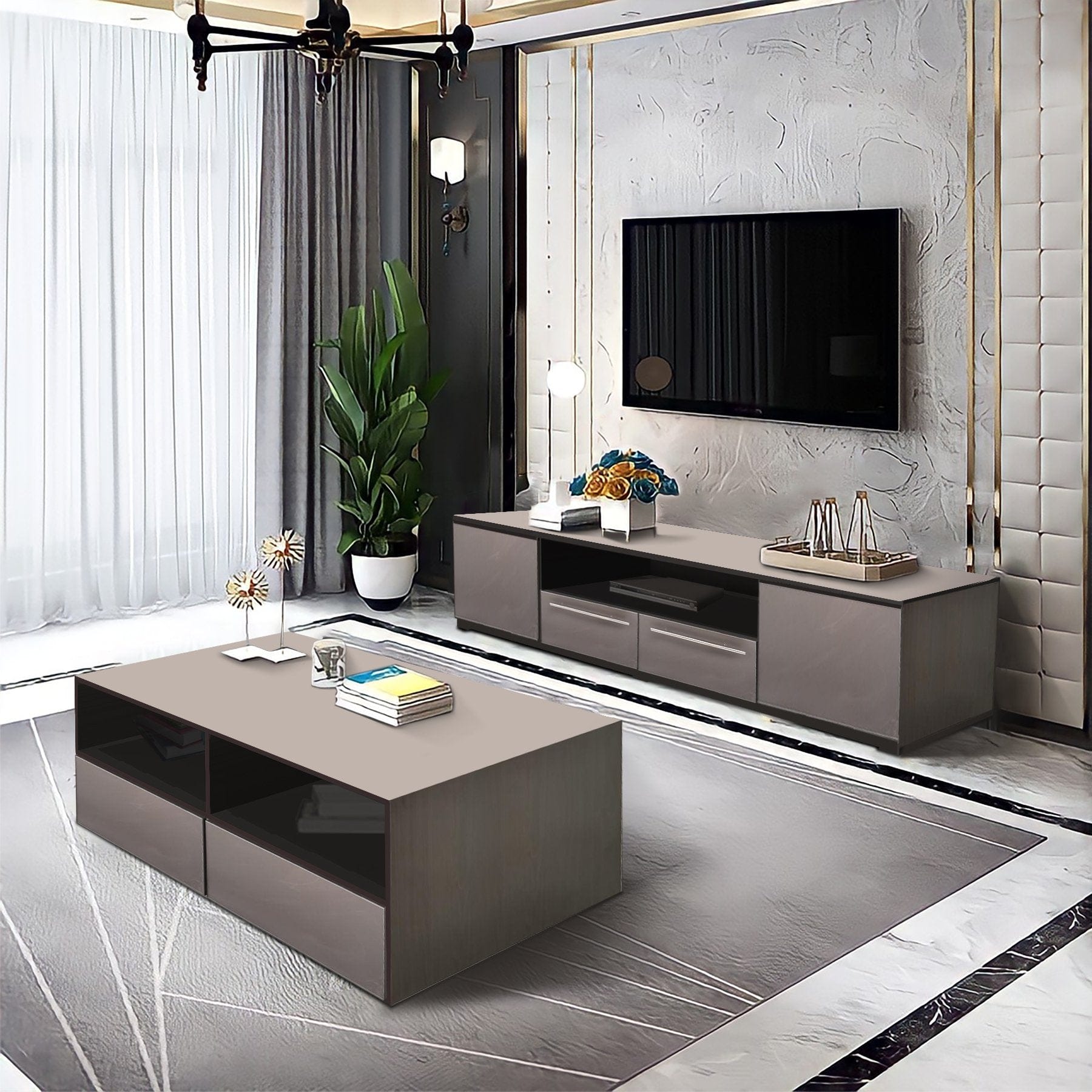 Big Bedding Australia TV Unit Super Modern 2021 Entertainment TV Unit