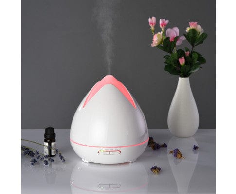 Big Bedding Australia Diffuser Ultrasonic Aromatherapy Diffuser Air Humidifier Purify 400ML - White