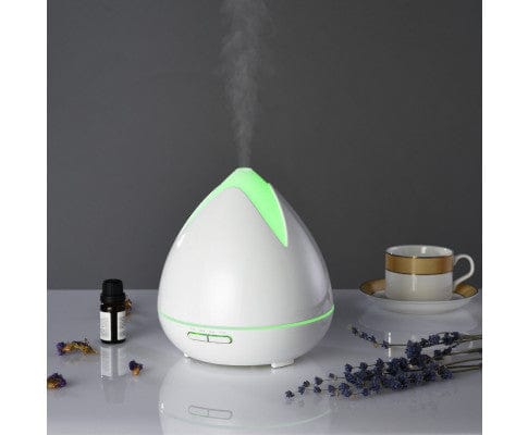 Big Bedding Australia Diffuser Ultrasonic Aromatherapy Diffuser Air Humidifier Purify 400ML - White