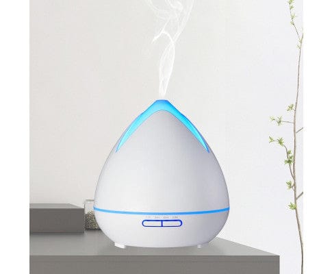Big Bedding Australia Diffuser Ultrasonic Aromatherapy Diffuser Air Humidifier Purify 400ML - White
