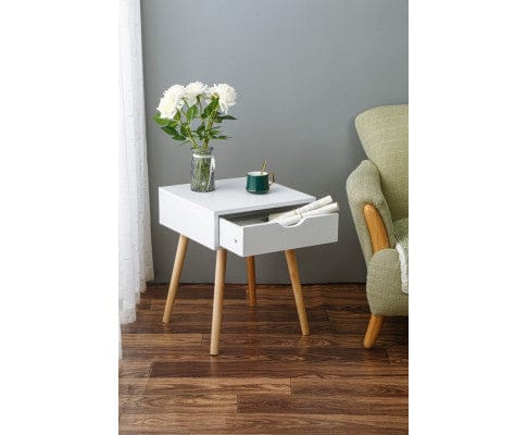 Big Bedding Australia Bedside Table White Kuoluo Bedside Table Side Table Bedroom Drawers
