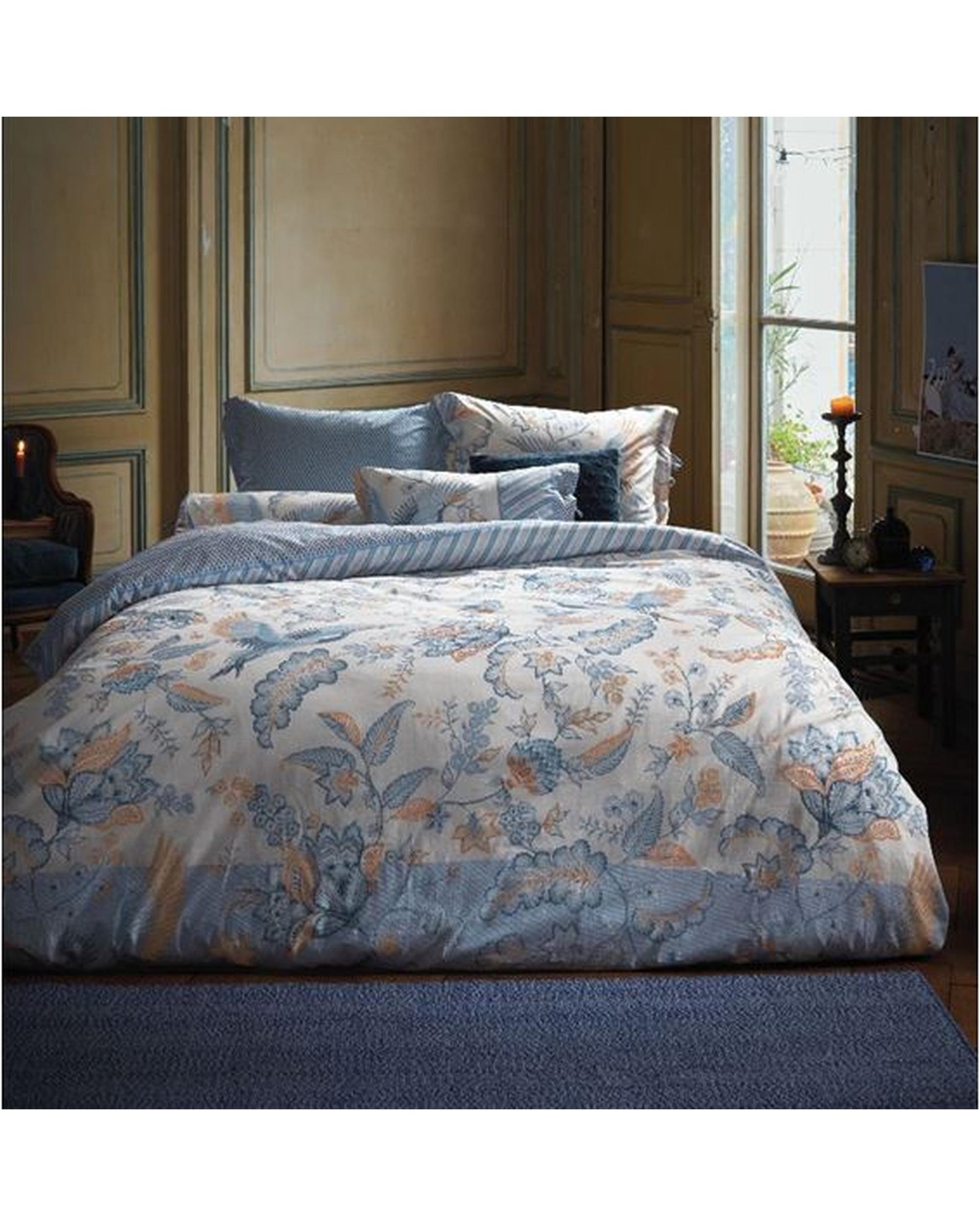 Pip Studio Royal Birds Blue Cotton Quilt Cover Set Pip Studio