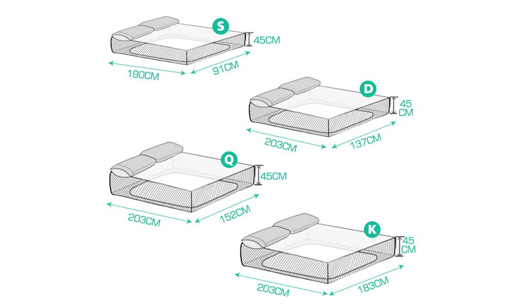 450 GSM Fleecy Electric Blanket Heated Warm Winter Fitted King Size Dreamz