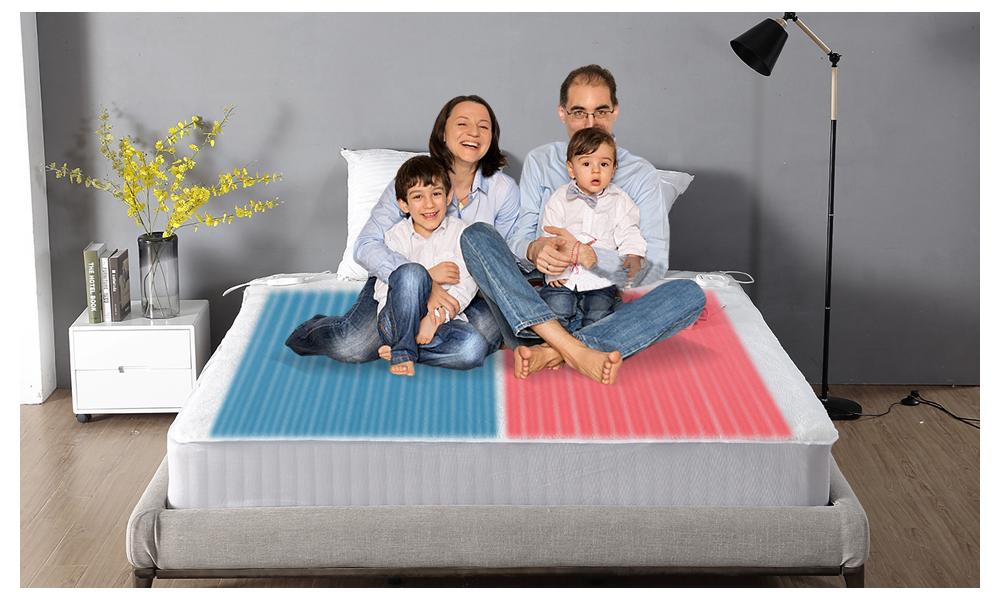 450 GSM Fleecy Electric Blanket Heated Warm Winter Fitted King Size Dreamz