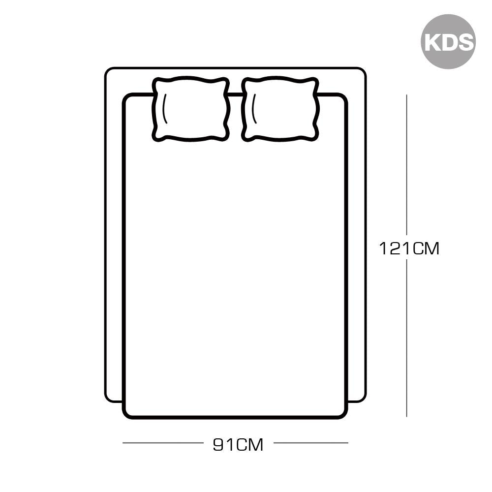 121x92cm Cotton Anti Anxiety Weighted Blanket Cover Protector Grey Dreamz