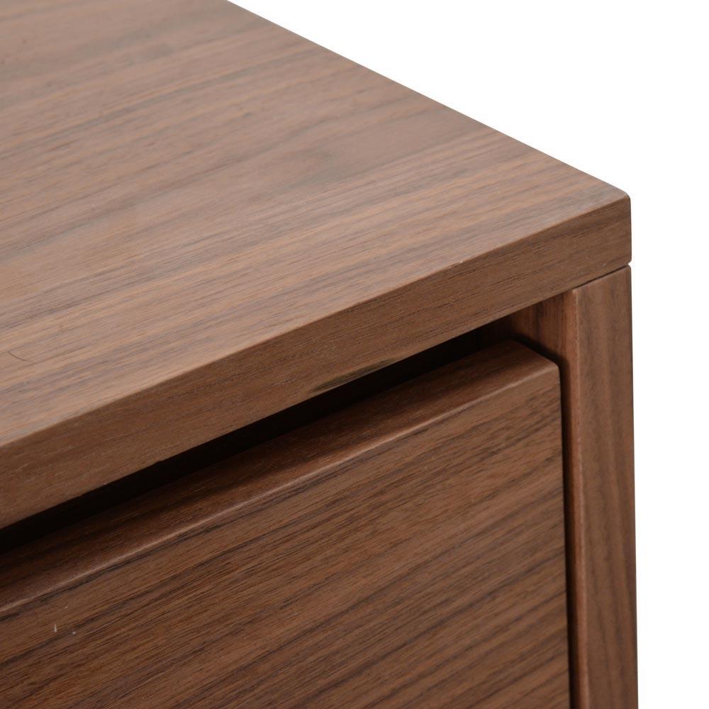 Calibre Furniture Bedside Table Bedside  Classic Table - Walnut