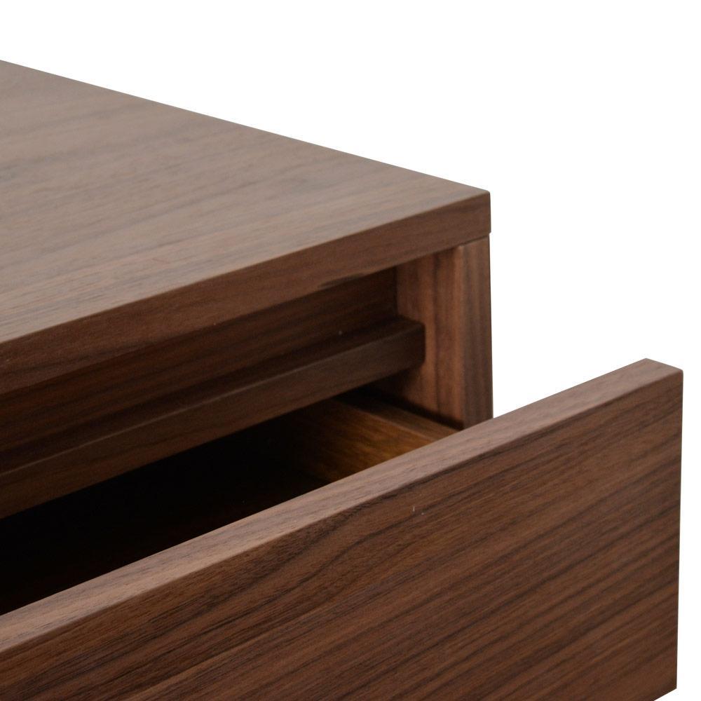 Calibre Furniture Bedside Table Bedside  Classic Table - Walnut