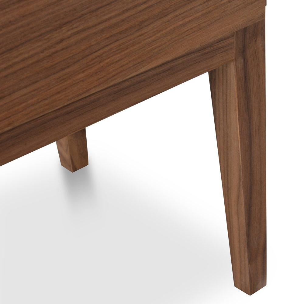 Calibre Furniture Bedside Table Bedside  Classic Table - Walnut