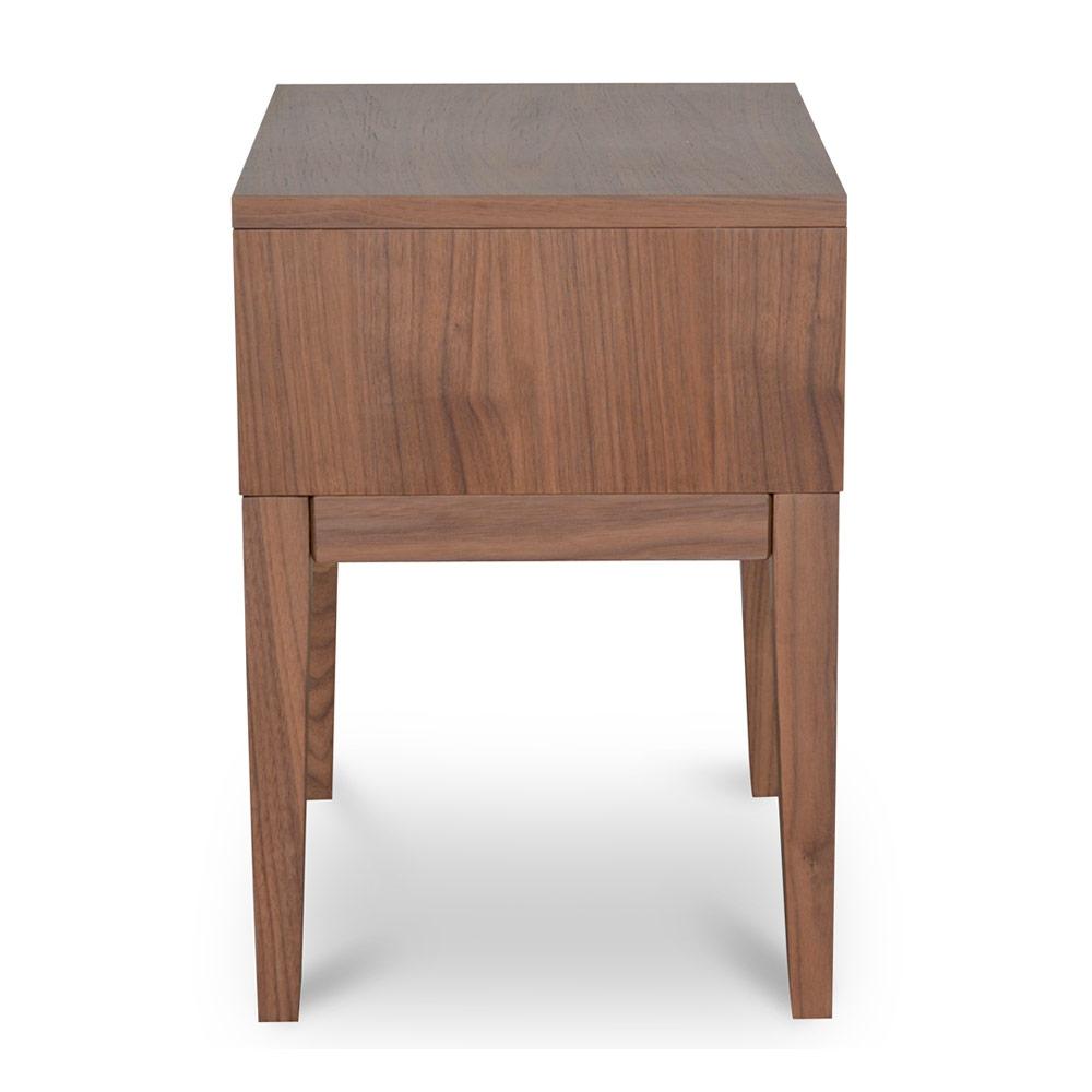 Calibre Furniture Bedside Table Bedside  Classic Table - Walnut