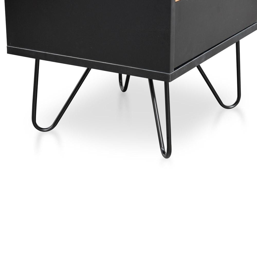 Calibre Furniture Bedside Table Bedside Table - Black