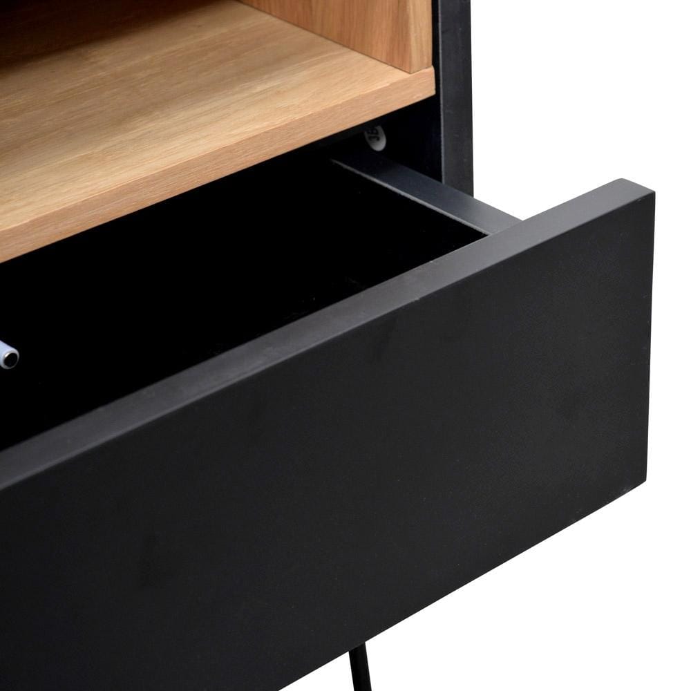 Calibre Furniture Bedside Table Bedside Table - Black