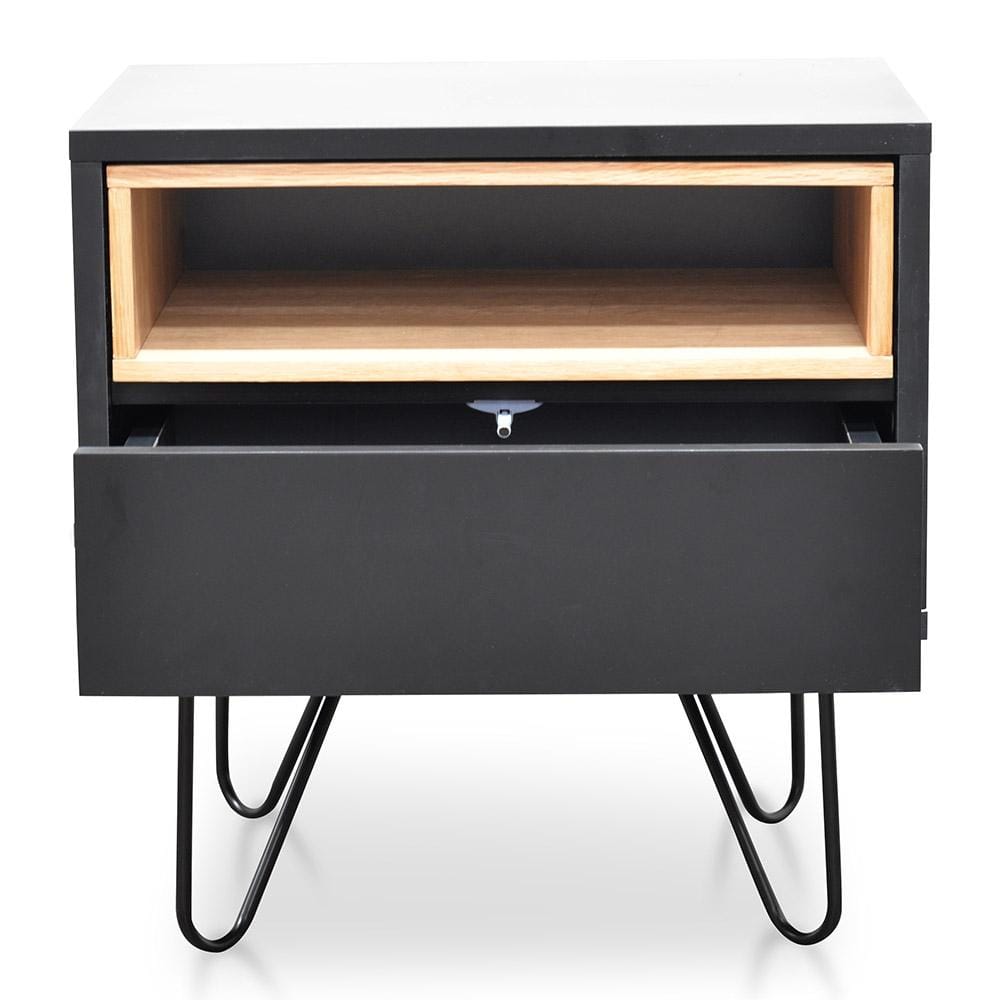 Calibre Furniture Bedside Table Bedside Table - Black