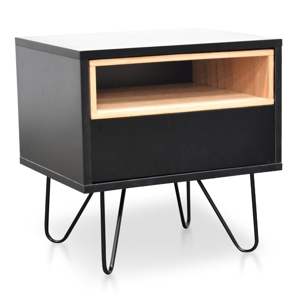 Calibre Furniture Bedside Table Bedside Table - Black