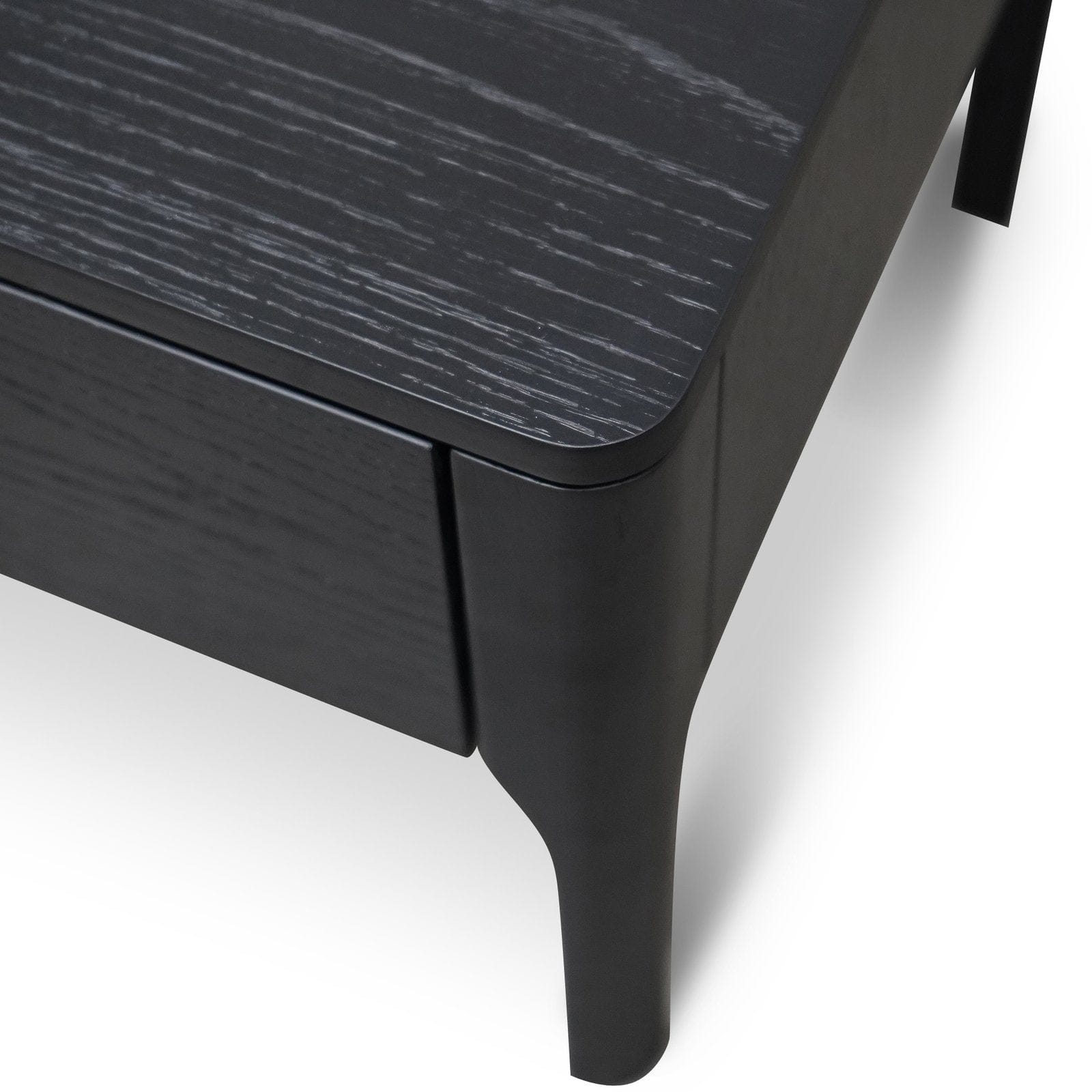 Calibre Furniture Bedside Table Bedside Table - Black Veneer