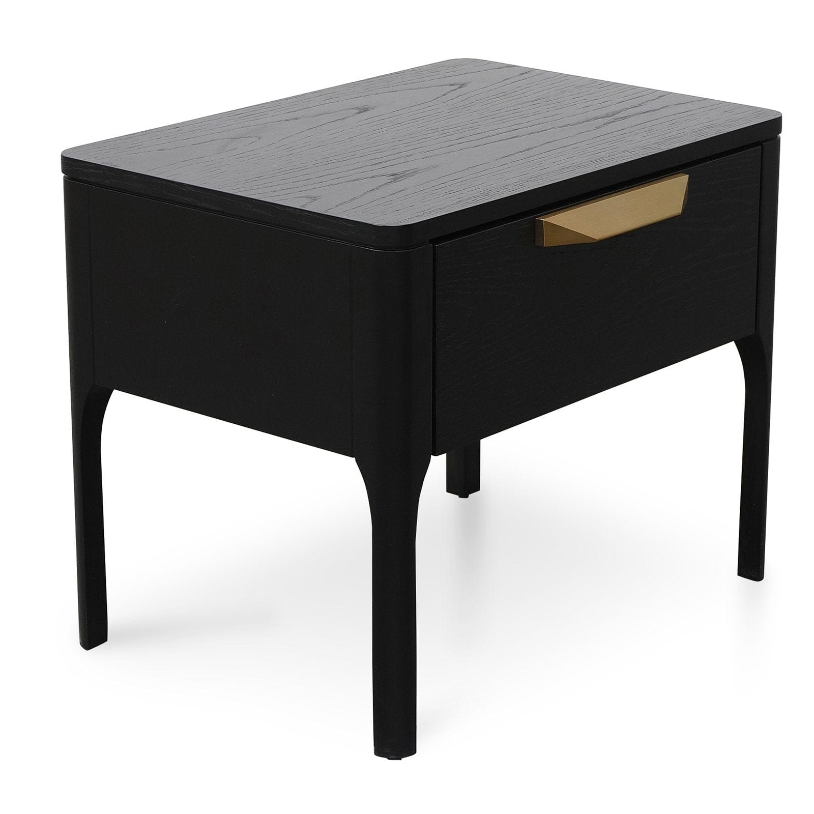 Calibre Furniture Bedside Table Bedside Table - Black Veneer