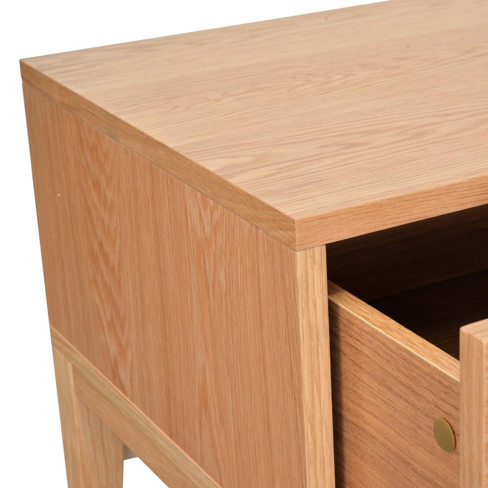 Calibre Furniture Bedside Table Bedside Table - Natural Oak