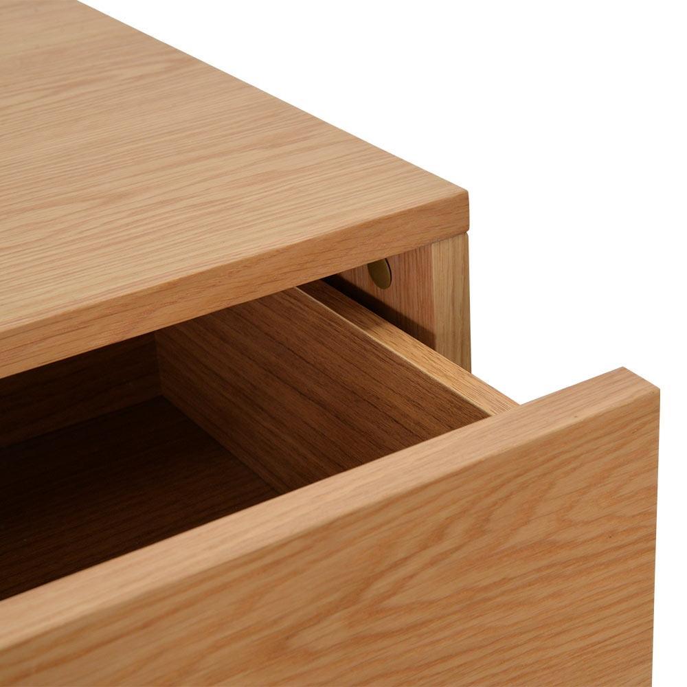 Calibre Furniture Bedside Table Bedside Table - Natural Oak