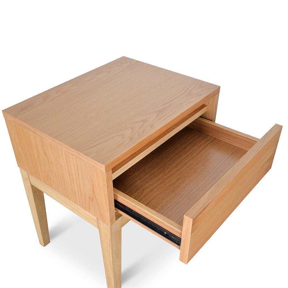 Calibre Furniture Bedside Table Bedside Table - Natural Oak