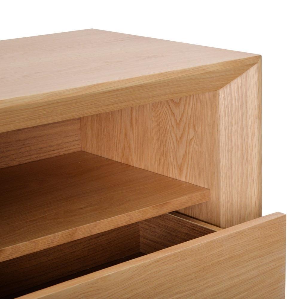 Calibre Furniture Bedside Table Bedside Table - Natural Oak