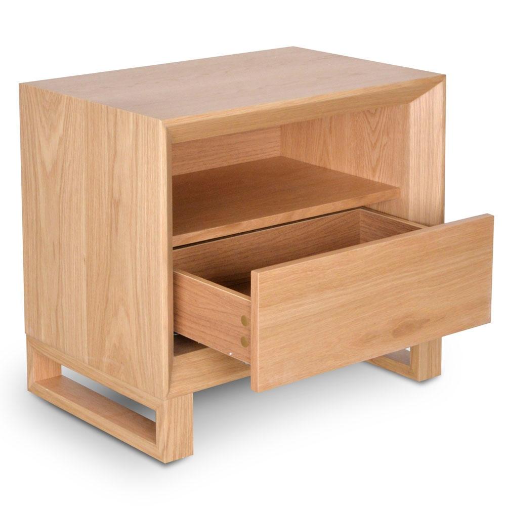 Calibre Furniture Bedside Table Bedside Table - Natural Oak