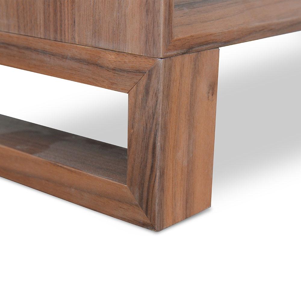 Calibre Furniture Bedside Table Bedside Table - Walnut