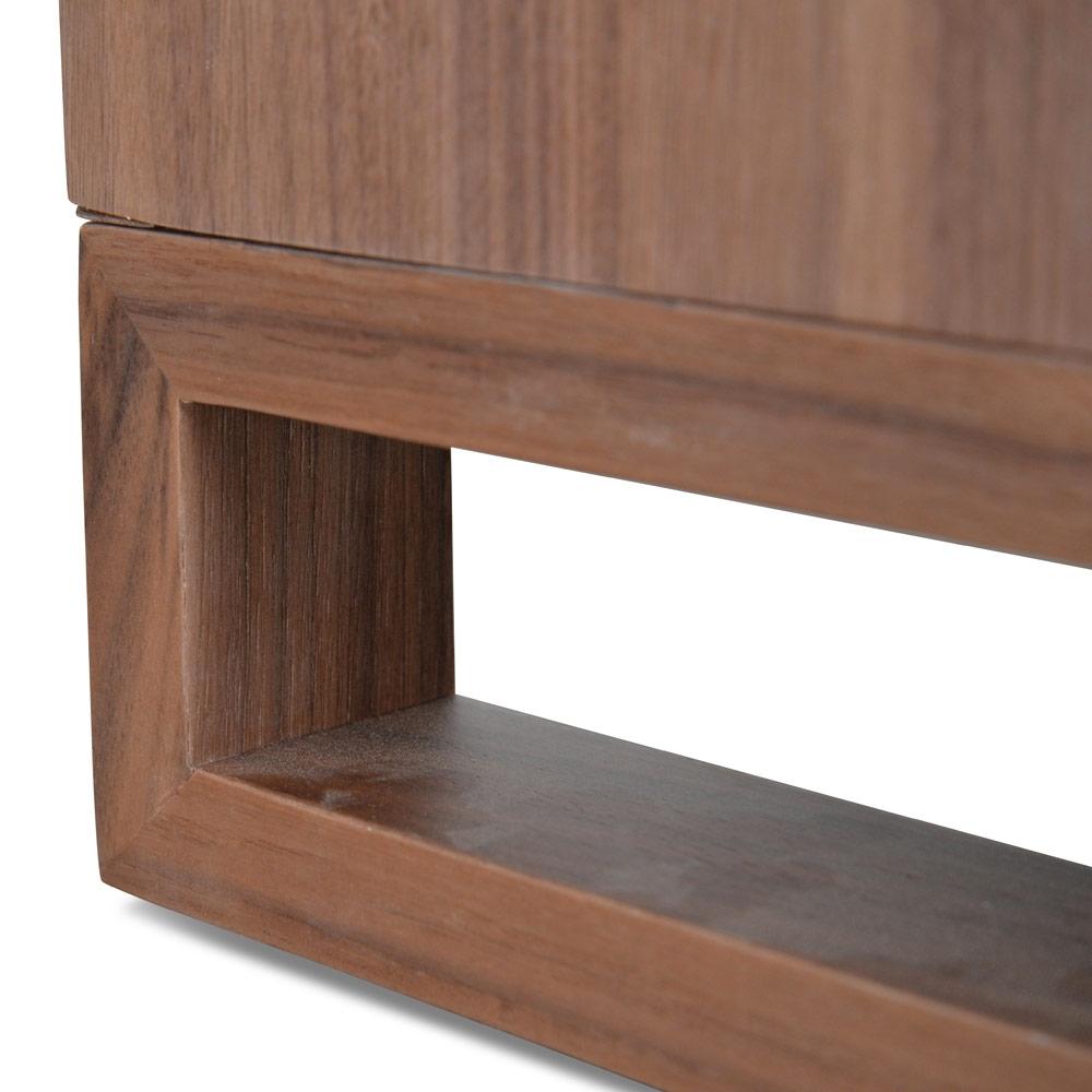 Calibre Furniture Bedside Table Bedside Table - Walnut