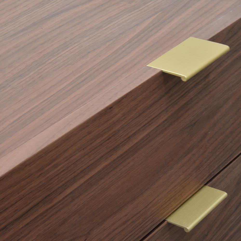 Calibre Furniture Bedside Table Bedside Table - Walnut