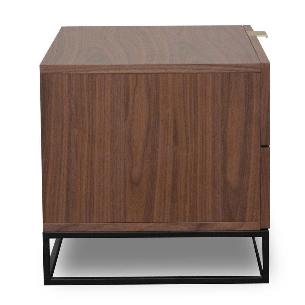 Calibre Furniture Bedside Table Bedside Table - Walnut
