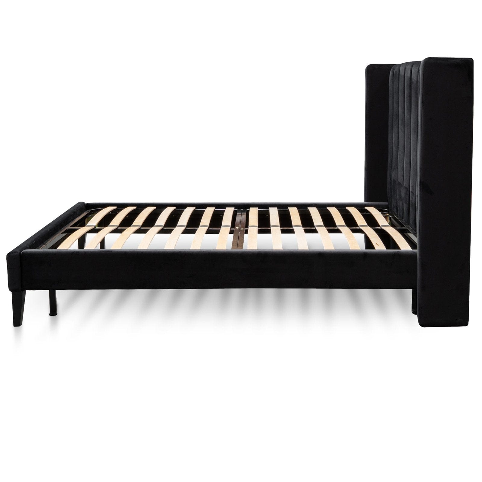 Calibre Furniture Bedframe Calibre Furniture Bed Frame - Black Velvet