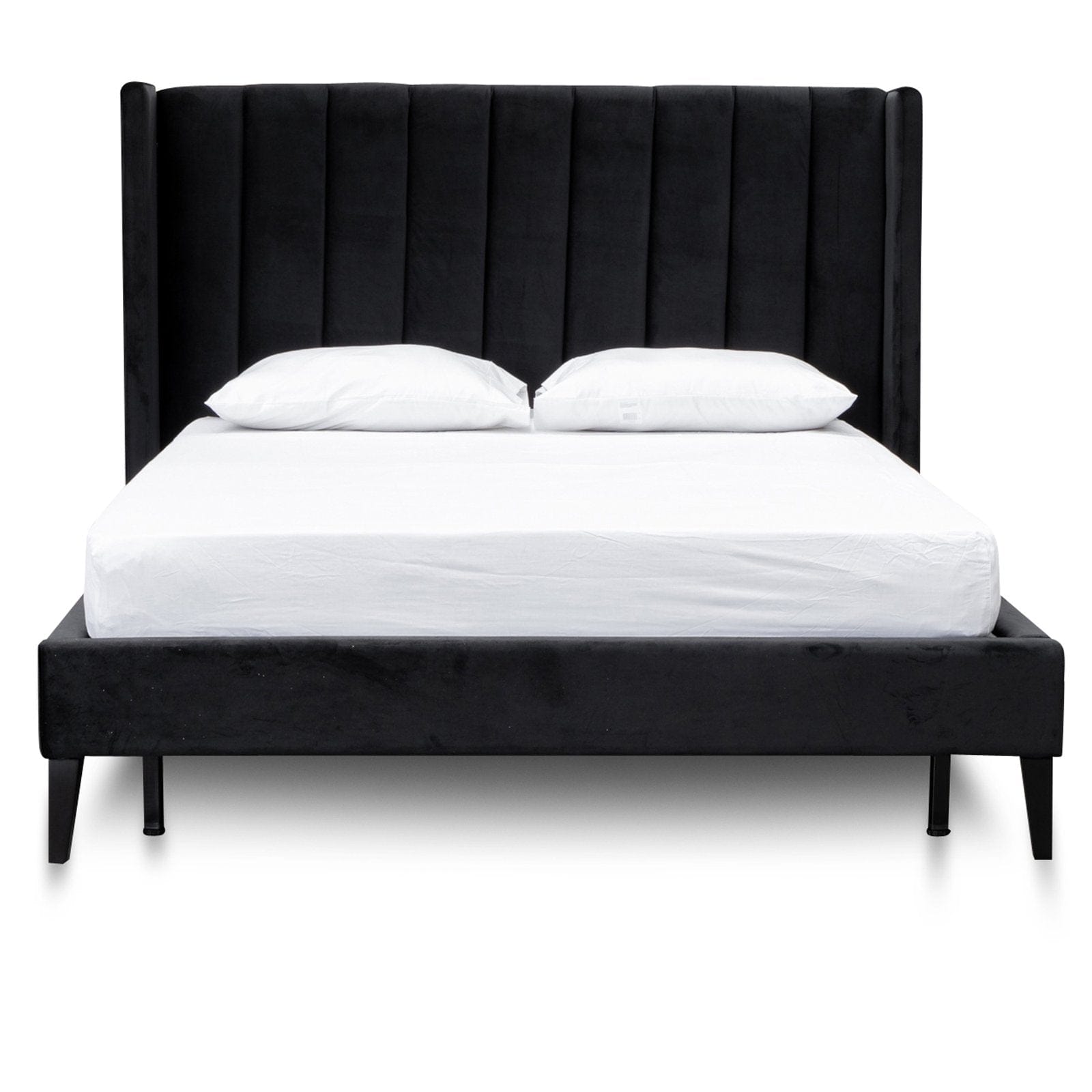 Calibre Furniture Bedframe Calibre Furniture Bed Frame - Black Velvet