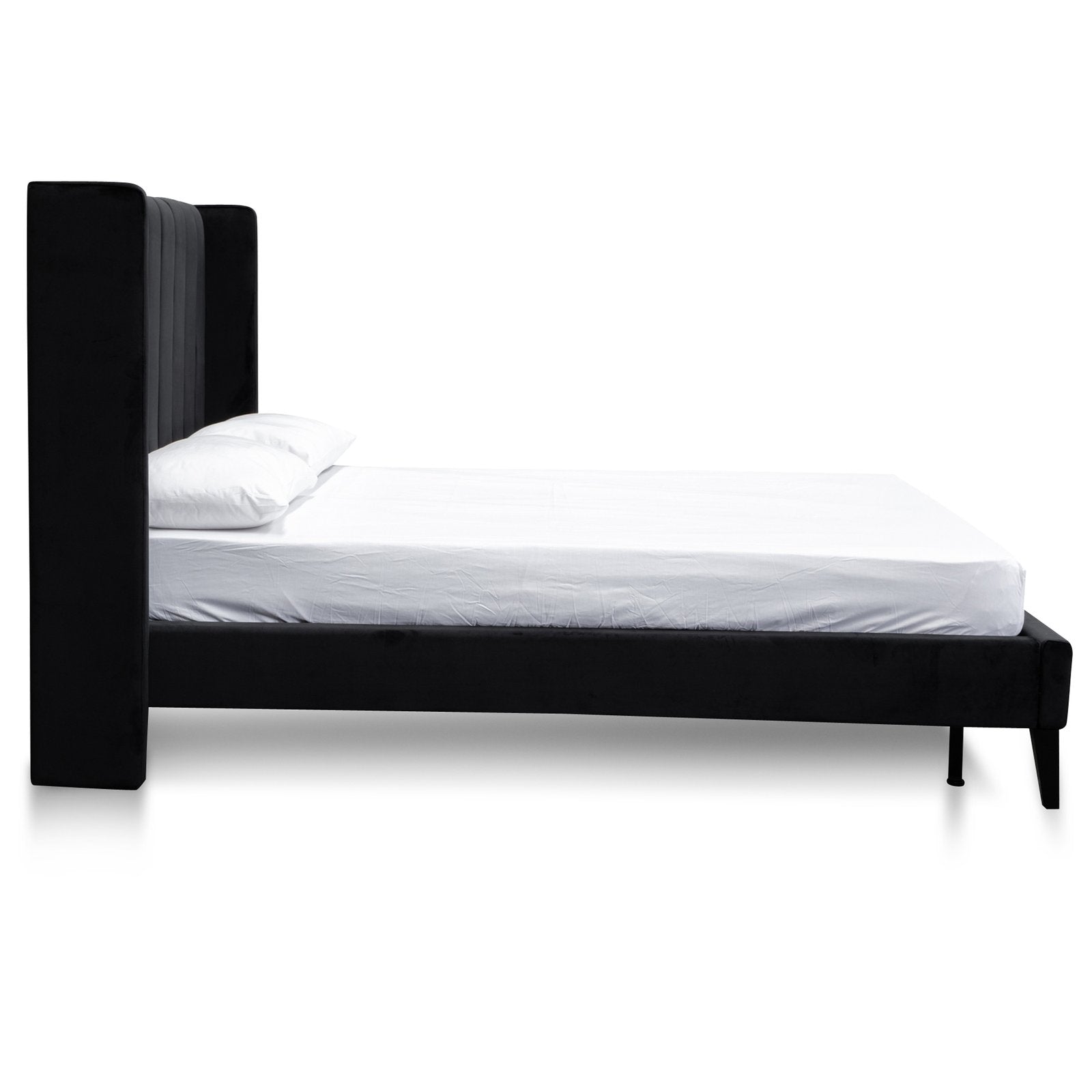 Calibre Furniture Bedframe Calibre Furniture Bed Frame - Black Velvet