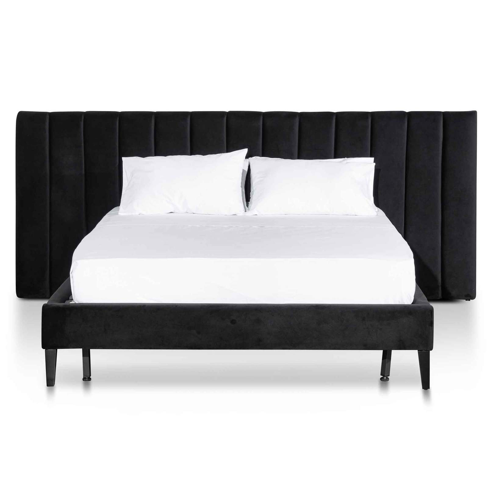 Calibre Furniture Bedframe Calibre Furniture Bed Frame - Black Velvet