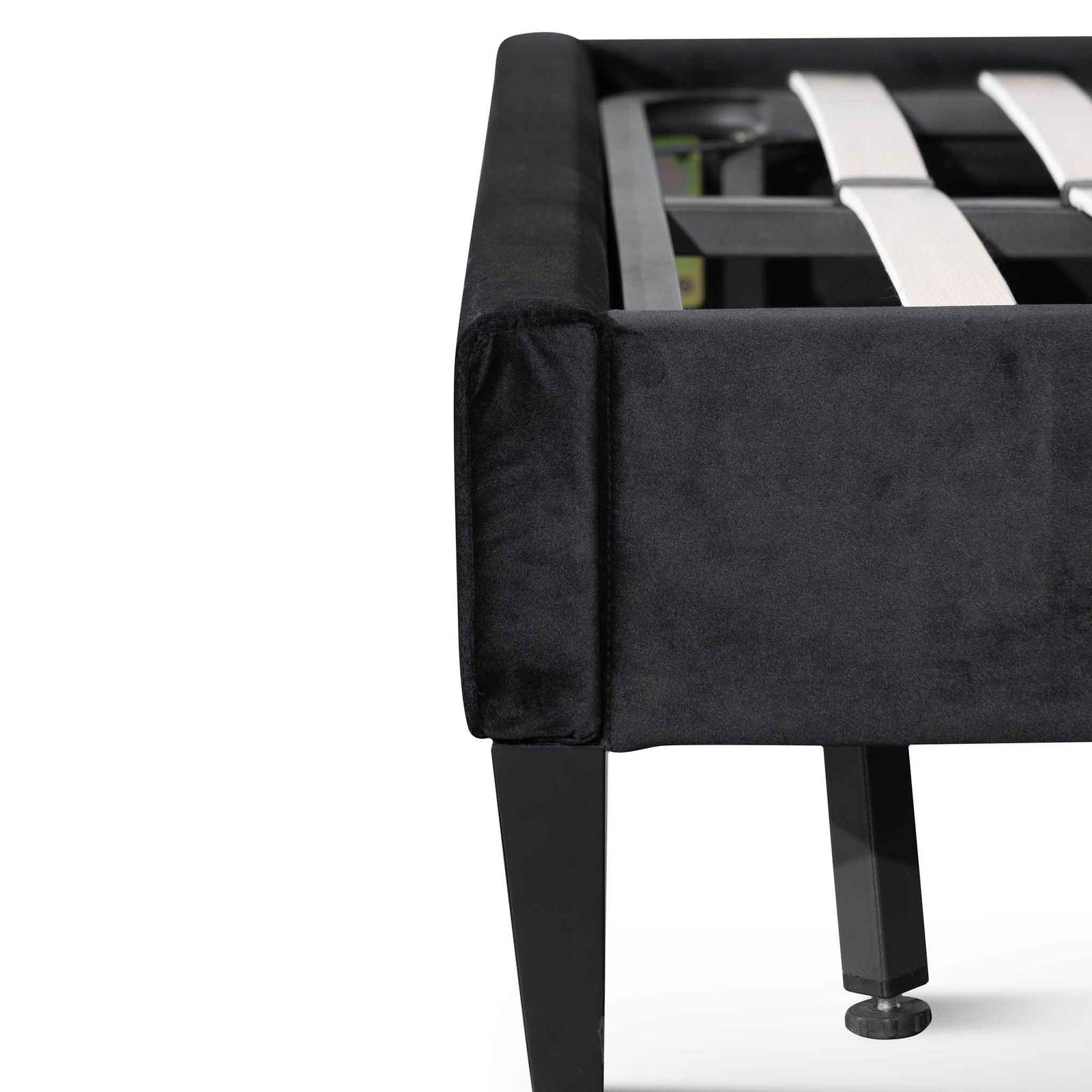 Calibre Furniture Bedframe Calibre Furniture Bed Frame - Black Velvet