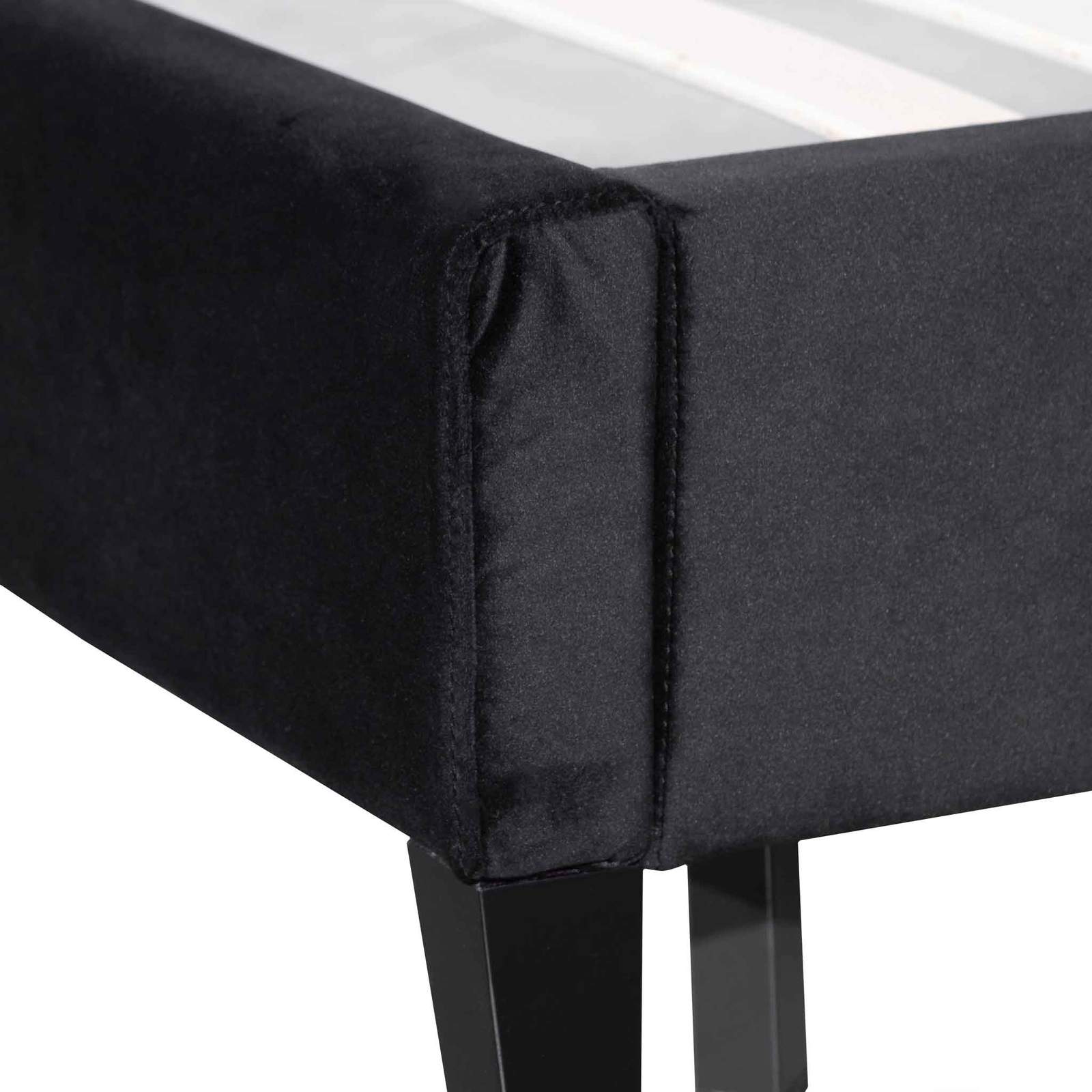 Calibre Furniture Bedframe Calibre Furniture Bed Frame - Black Velvet