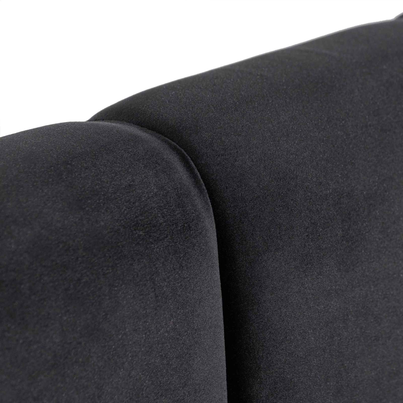 Calibre Furniture Bedframe Calibre Furniture Bed Frame - Black Velvet
