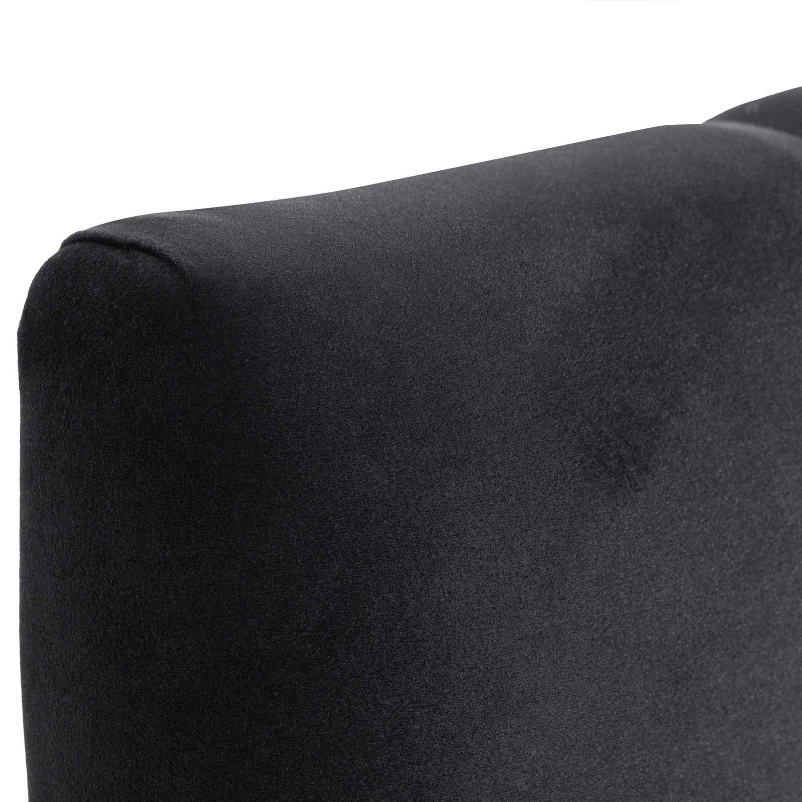 Calibre Furniture Bedframe Calibre Furniture Bed Frame - Black Velvet