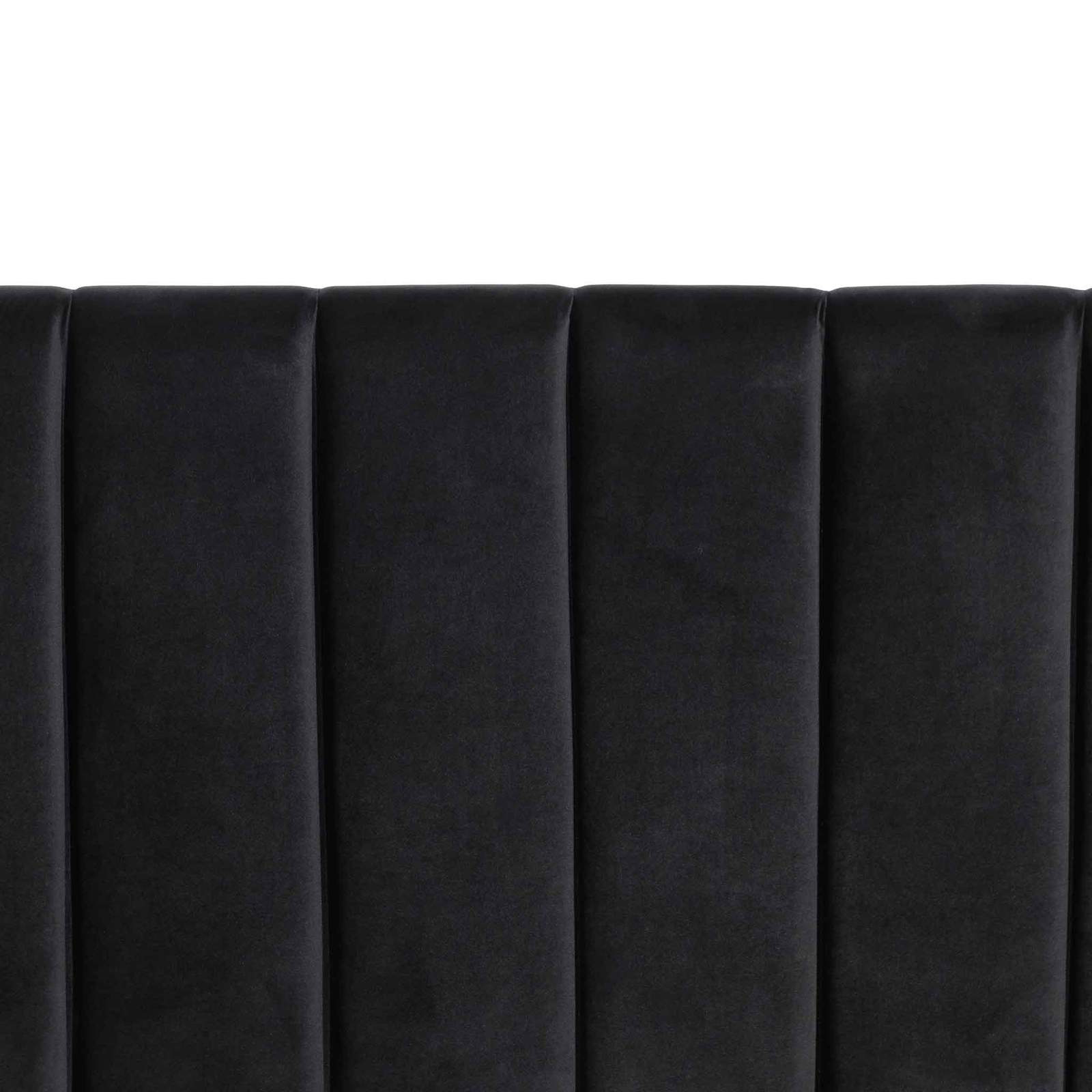 Calibre Furniture Bedframe Calibre Furniture Bed Frame - Black Velvet