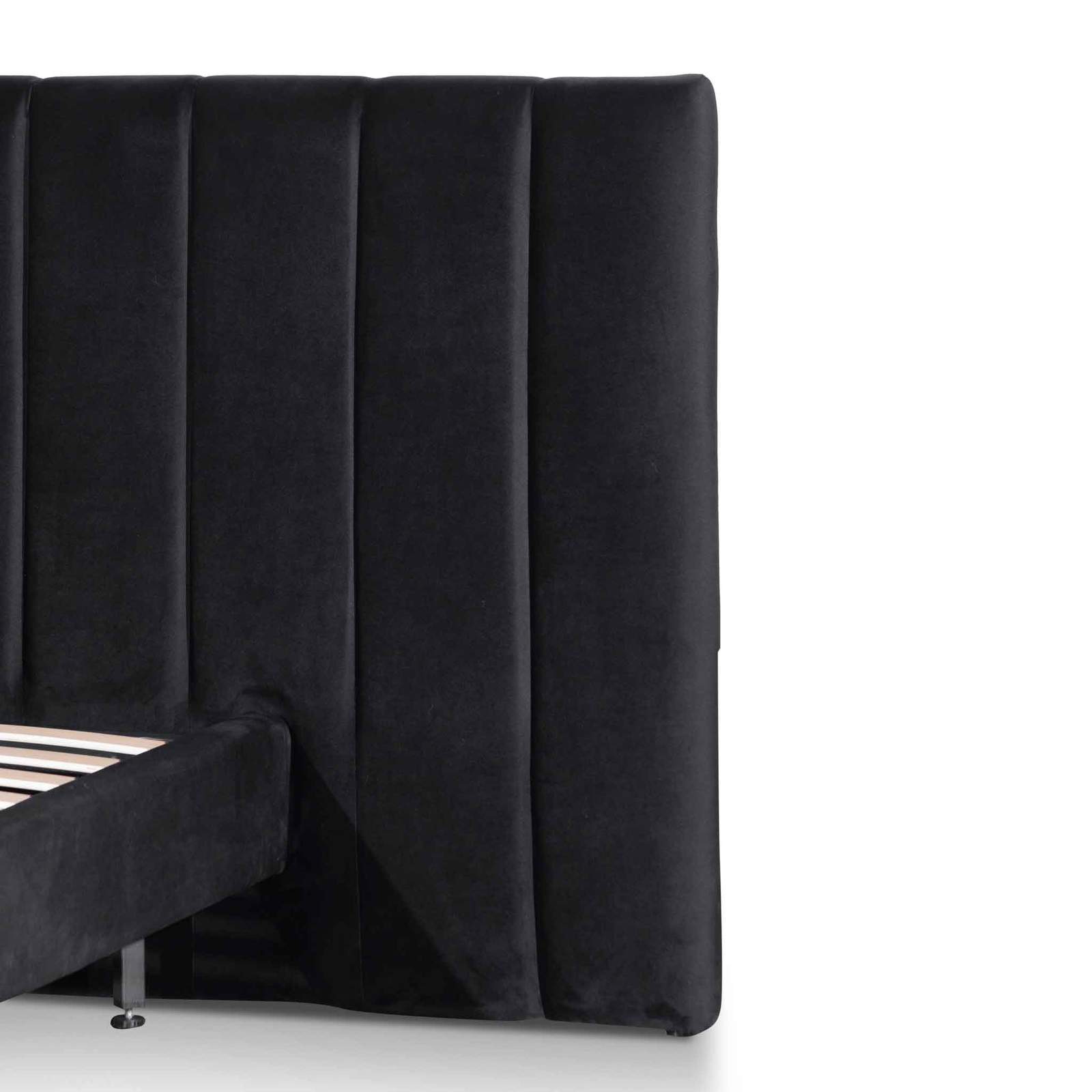 Calibre Furniture Bedframe Calibre Furniture Bed Frame - Black Velvet