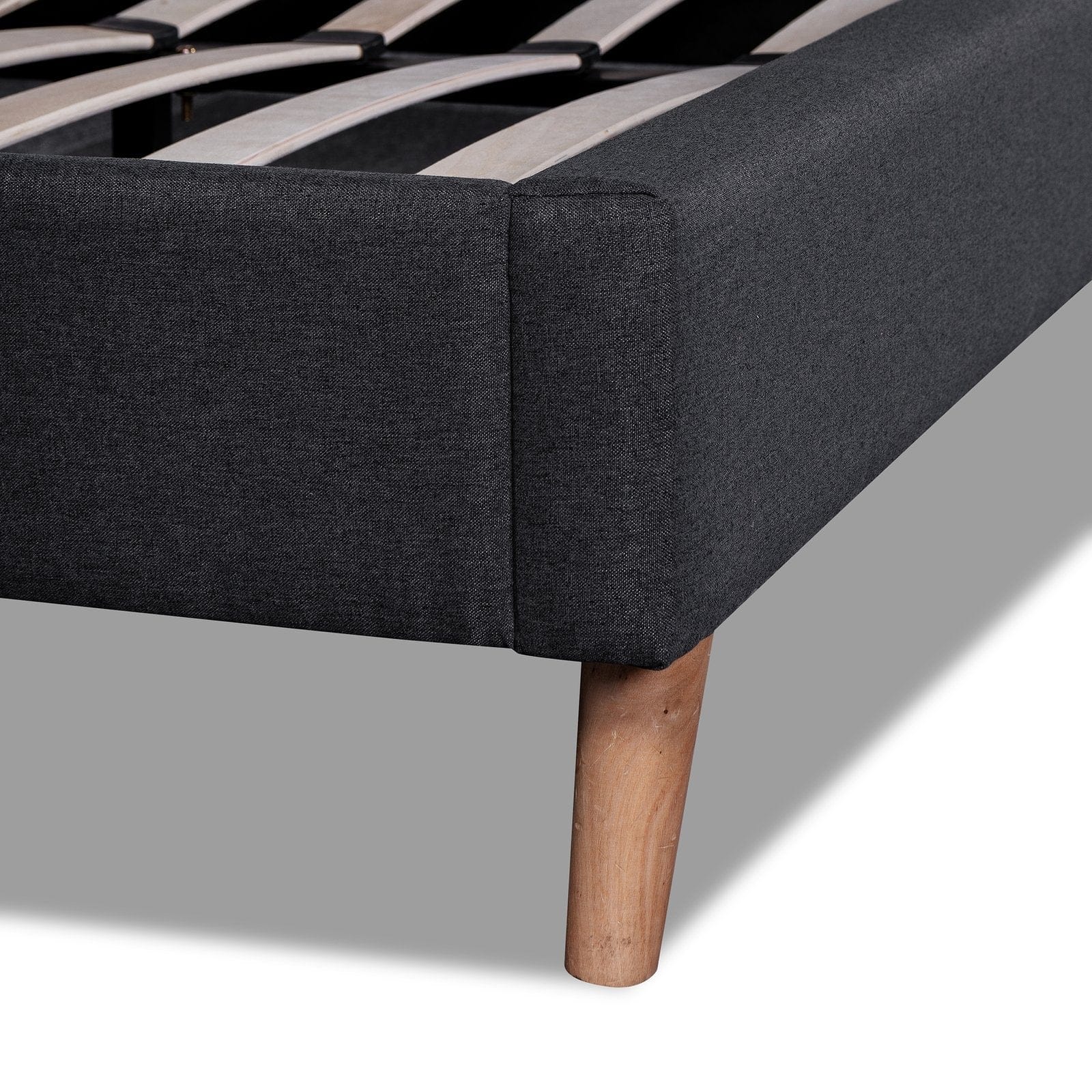 Calibre Furniture Bedframe Calibre Furniture Bed Frame-  Fossil Grey Fabric