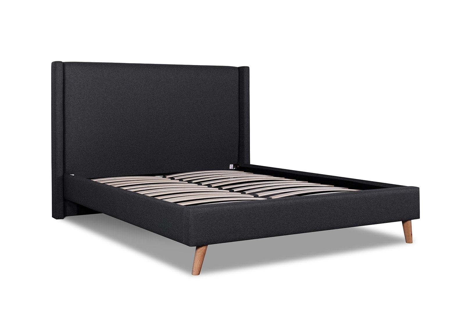 Calibre Furniture Bedframe Calibre Furniture Bed Frame-  Fossil Grey Fabric