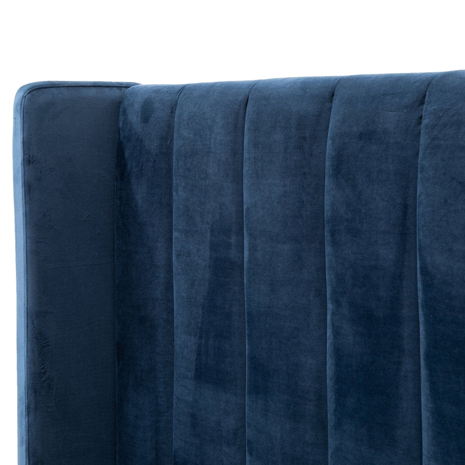 Calibre Furniture Bedframe Calibre Furniture Bed Frame - Navy Velvet