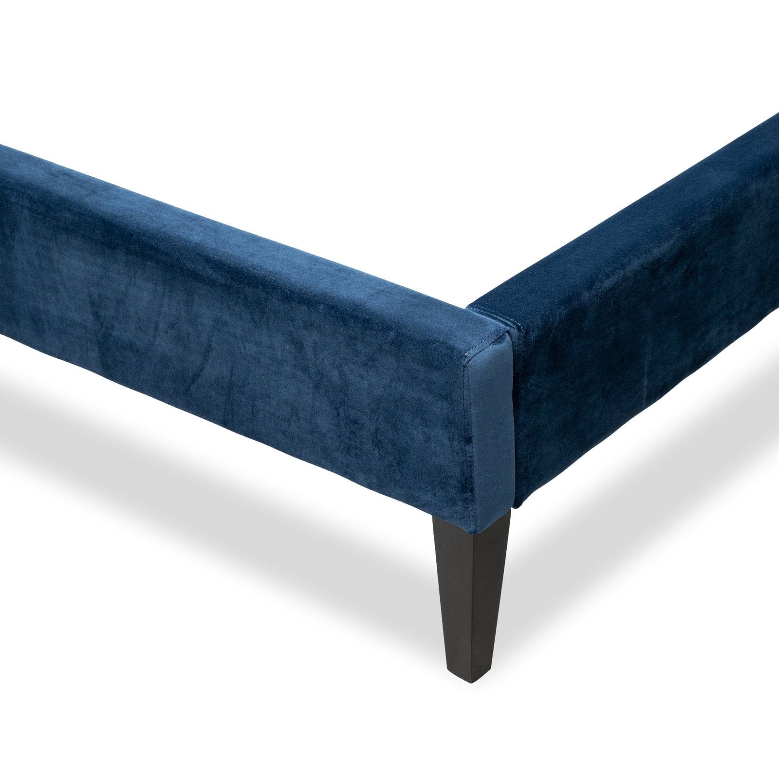 Calibre Furniture Bedframe Calibre Furniture Bed Frame - Navy Velvet