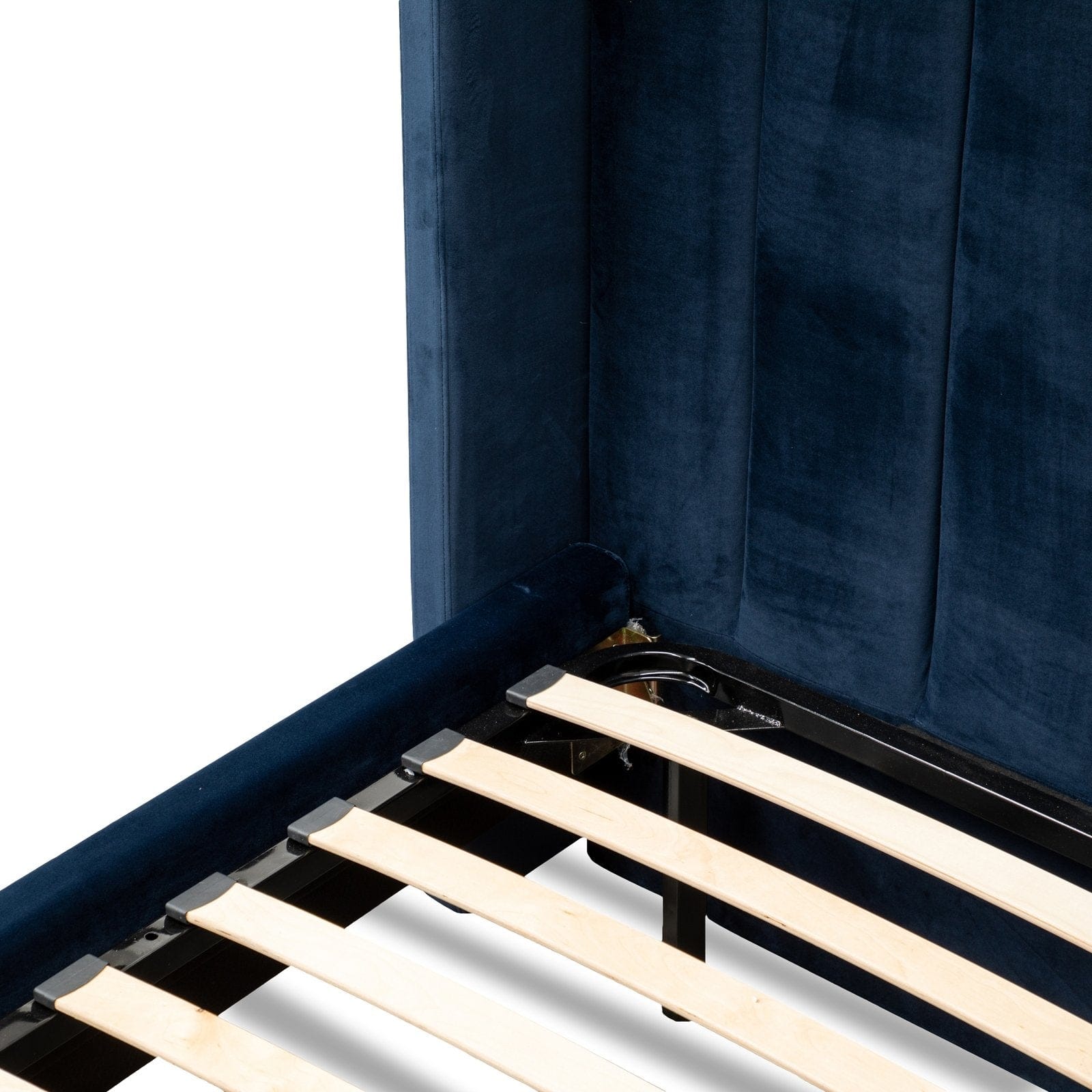 Calibre Furniture Bedframe Calibre Furniture Bed Frame - Navy Velvet
