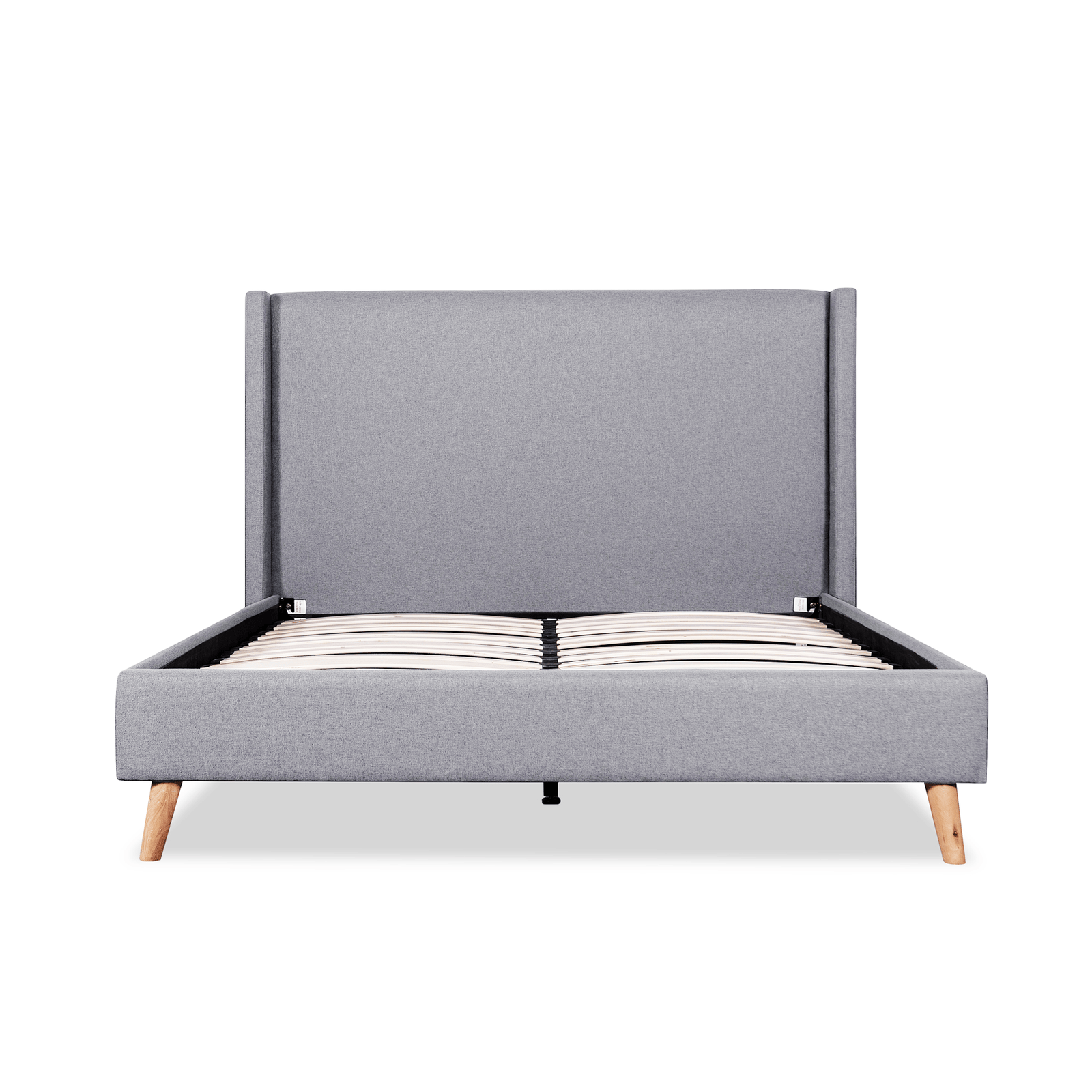 Calibre Furniture Bedframe Calibre Furniture Bed Frame-  Rhino Grey Fabric