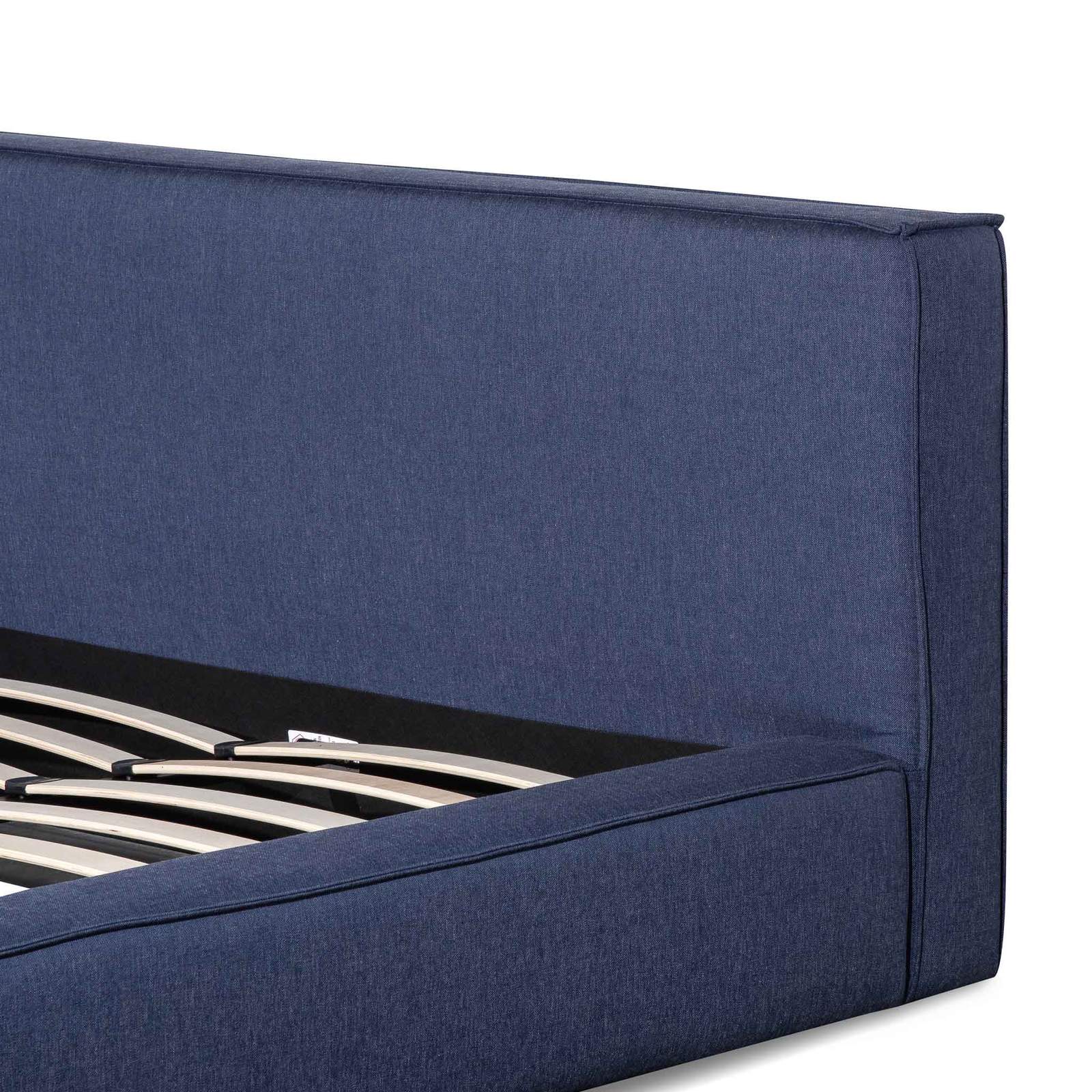 Calibre Furniture Bedframe Calibre Furniture Fabric Queen Bed - Artic Blue