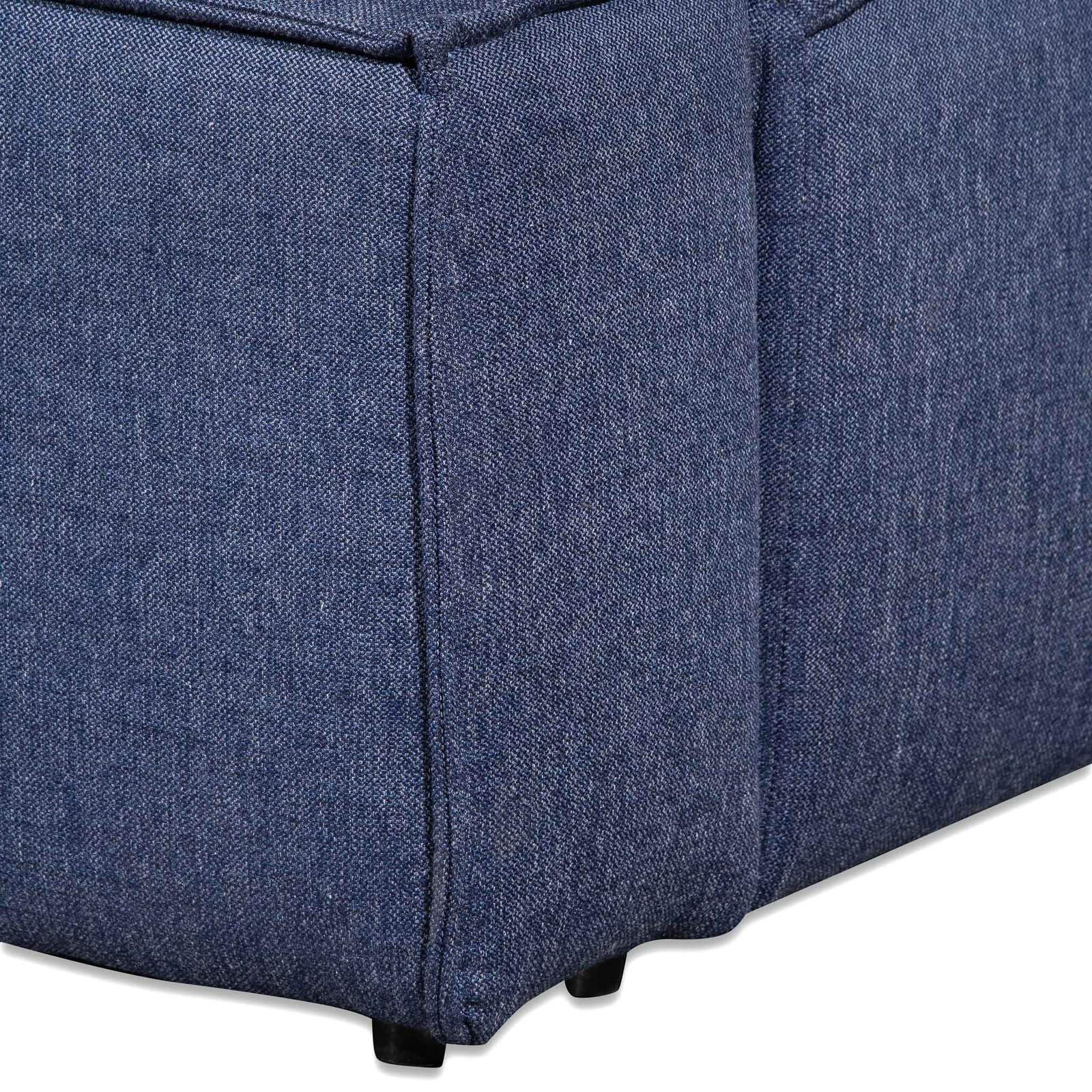 Calibre Furniture Bedframe Calibre Furniture Fabric Queen Bed - Artic Blue